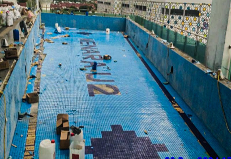 Pool Building progress Pool Building progress